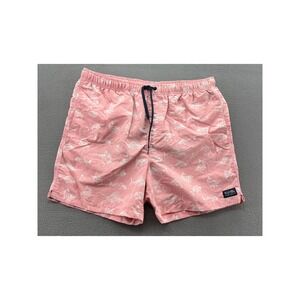 Salt Life Shorts Sz XL Mens Pink Fish Skeleton Print Swim Trunks Board Shorts